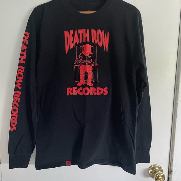 Death Row Records Other - Death Row Records Black and Red Long Sleeve Tee in size medium